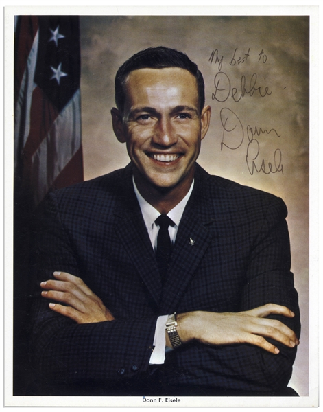 Apollo 7 Astronaut Donn Eisele Signed 8'' x 10'' Photo
